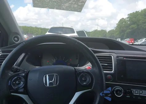 2015 Honda Civic Ex-L из США, поврежденный, VIN 2HGFG3B08FH503205